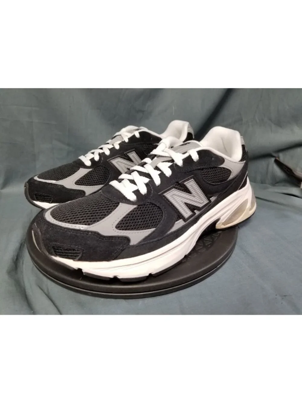 New Balance 2010 Lace Black Grey Sneakers P201062E Kid's Size 2.5 NEW NO BOX!